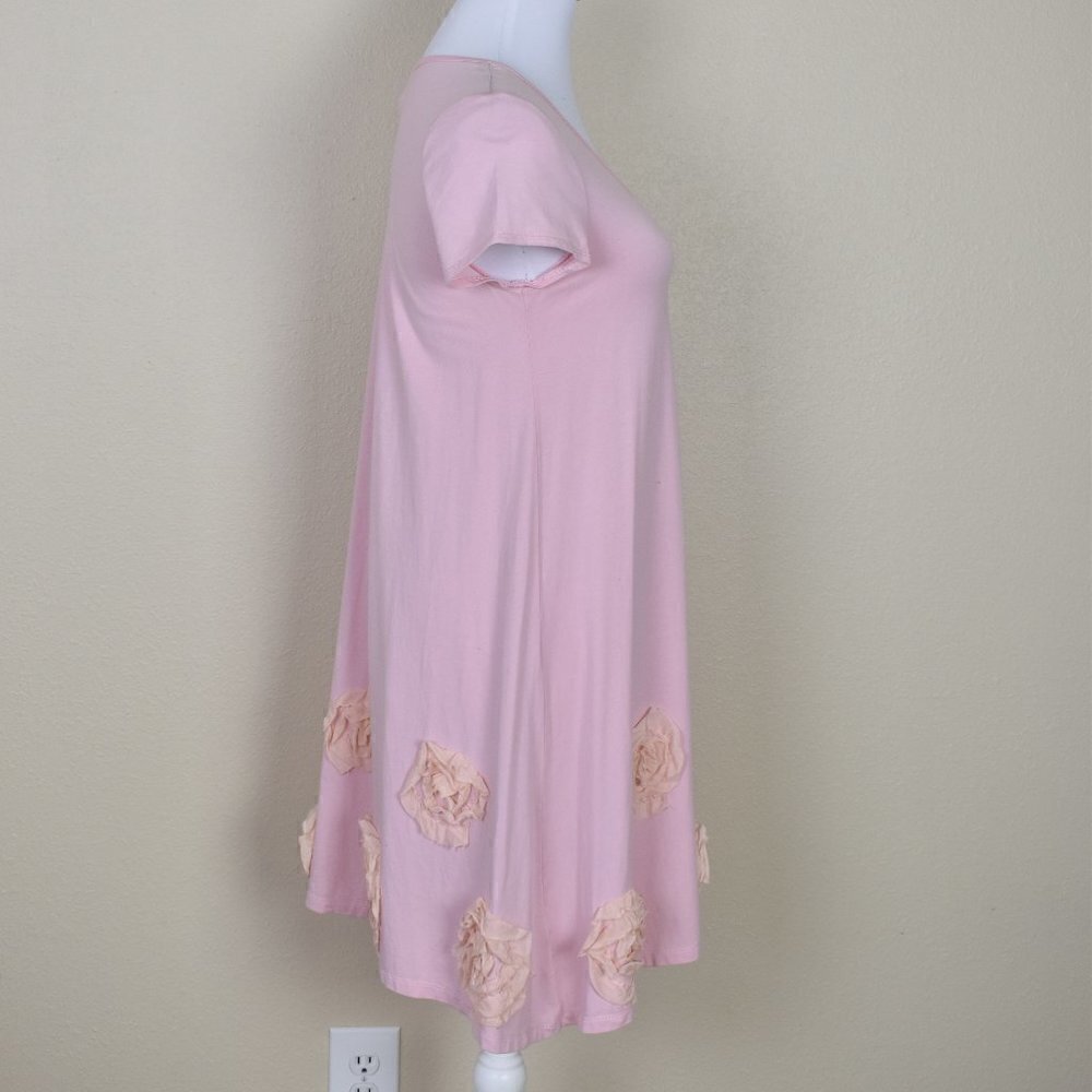 Uncle Frank Floral Rosette Shirt Dress S - Picture 5 of 7